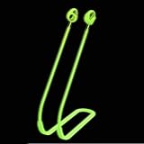 smaate Anti-Lost Strap Compatible with iLuv TB100 Earbuds, Soft Silicone Cord for Sports, Green