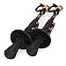 MAXBONA Trekking Poles Collapsible for Hiking – Nordic Walking Sticks of Carbon Fiber – Anti Shock, Ultra Strong & Lightweight w/Sweat Absorbing Natural Cork & EVA Grips – All Terrain Tips/Carry Bag