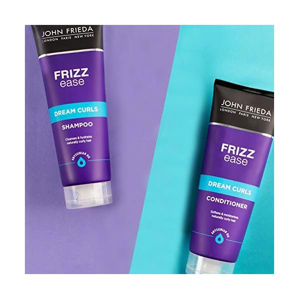 John-Frieda-Dream-Curls-Conditioner-250ml John Frieda Frizz Ease Dream Curls Curl-Defining Conditioner 250 ml for Naturally Wavy & Curly Hair, (Pack of 1)