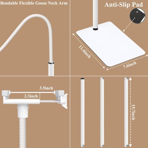 YOUWE7 Baby Monitor Floor Stand Holder Mount Compatible With Nanit Pro Flex Stand,Infant Optics DXR-8 Pro,VTech VM924/901/819/RM7764,Momcozy,eufy E110,HelloBaby,nooie IPC100,Motorola VM75/VM50G/VM44