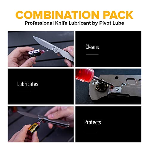 Knife Pivot Lube Heavy + Original Combo Pack Knife Oil for Blades