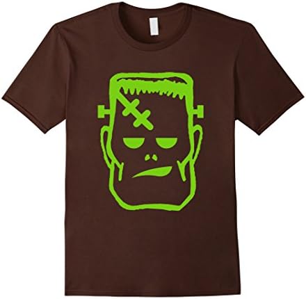 Mens Frankenstein Shirt - Funny Halloween Shirt XL Brown