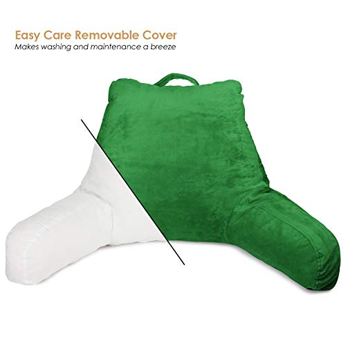 Clara Clark Reading Pillow, Small Bed Rest Pillow with Arms for Kids