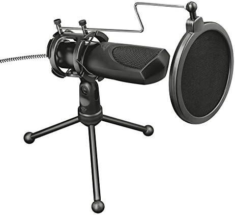 Mantis Micro Streaming USB, Microphone Professionel Gamer, Noir