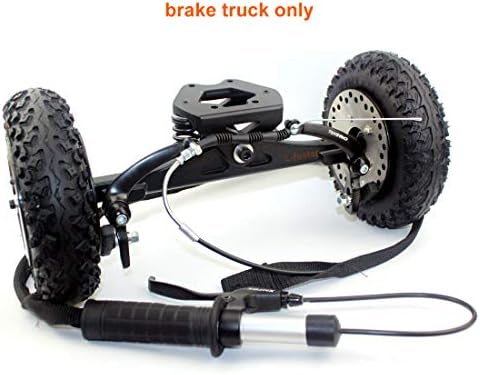 l faster Mountainboarding Skateboard Trucks Camion d'embarquement Tout-Terrain avec système de freinage Tout-Terrain Longboard Skateboard Longboard
