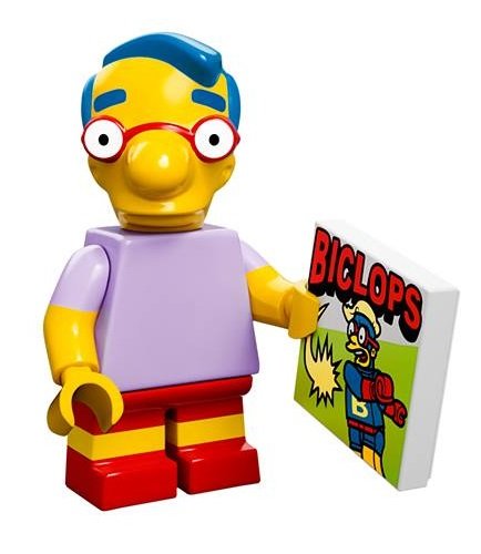 The Simpsons Lego Mini Figure Milhouse