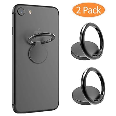 ICHECKEY Smart Phone Ring Holder 360° Adjustable Ring Stand Grip Mount Kickstand for iPhone X/8/7/7 Plus, Galaxy S8/S8 Plus and Almost All Cases/Phones