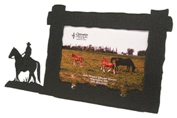 Amazon.com: Marco de fotos horizontal para caballo de 4 x 6 ...