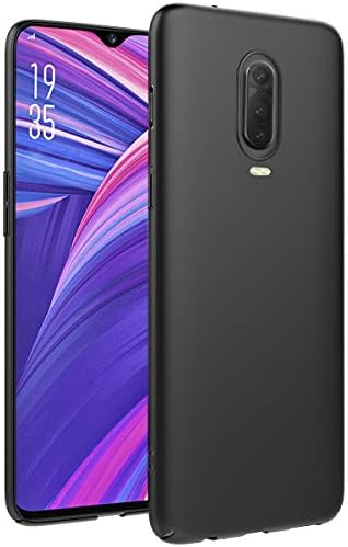 Lusenbo Back Case Oppo R17 Pro Soft TPU Case, Ultra Slim Back Case Silicone Gel Case Fashion Protective Cool Shockproof Rubber Bumper Cover-Black