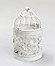 HOMEGOAL Decorative Candle Lanterns,Small Metal Birdcage Candle Holders,Hanging Tealight, Vintage Centerpieces for Wedding & Party