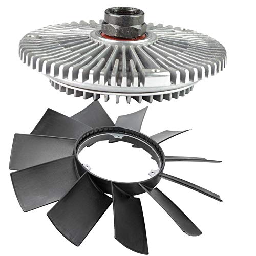 TOPAZ Engine Cooling Fan Clutch + Fan Blade Replacement for BMW E36 E46