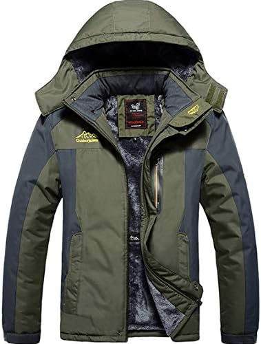 XinDao Men's Mountain Waterproof Ski Jacket Windproof Rain Jacket