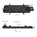 Rear View Mirror Dash Cam 10-Inch 1080P Full HD Touch Screen with 720P 140°Wide Angle Waterproof Rear View Camera, Front Rear Dual Lens Car DVR Driving Recorder, G-Sensor, Loop Recording [YoJetSing]