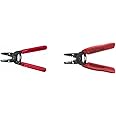 Klein Tools 11046 Wire Stripper/Cutter 16-26 AWG Stranded & 11049 Wire Stripper/Cutter, Compact, Lightweight, Hardened Steel, Precision Ground, for Stranded Wires