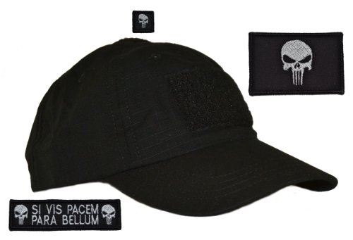 USA Made Tactical Operator Cap with Punisher 