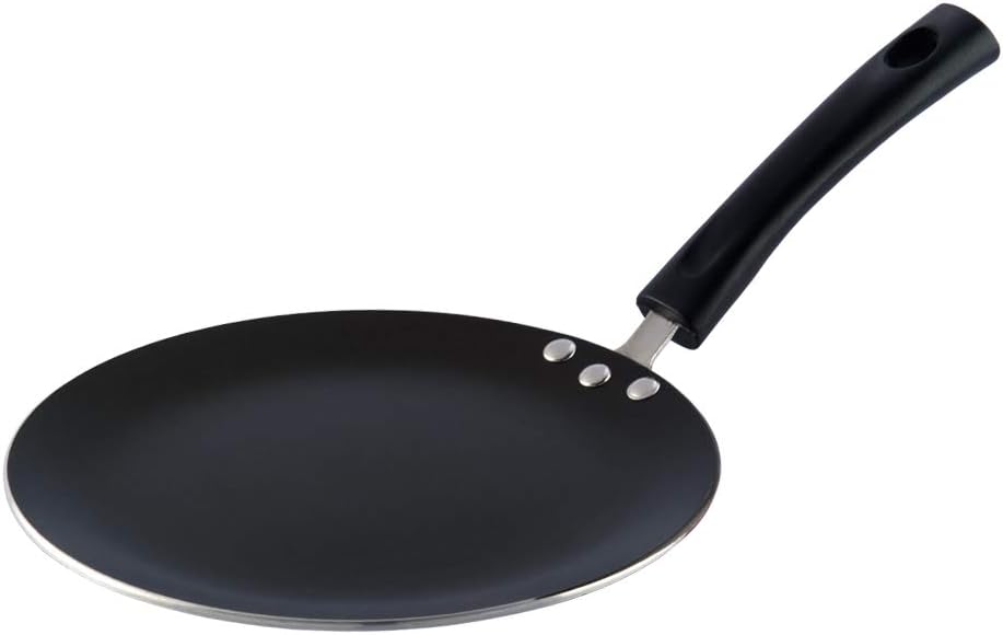 vinod cookware Induction Base Aluminium Tawa, Red, 1 Piece