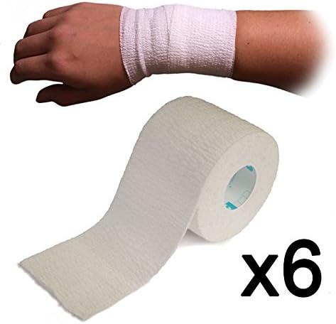 6 Rolls Ultimate Performance Rip Lite EAB Elastic Adhesive Bandage 5cm x 6.8m