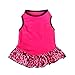 Small Dog Dress , Voberry® Fashion Pet Dog T-Shirt Dress Dog Cat Cute Summer Vest Skirt (XS, Pink)