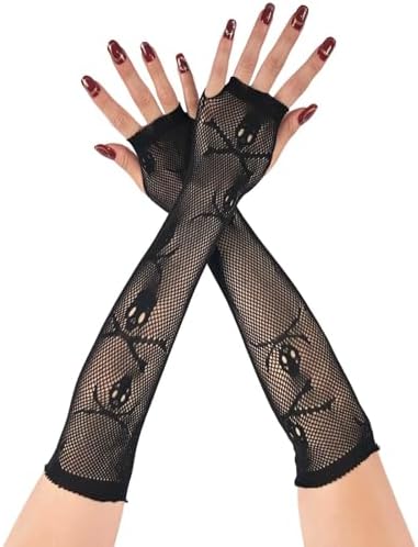 Amazon.com: Dark Angel Gloves (One Pair) - Premium Black Costume
