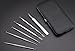 Professional Surgical Blackhead Remover Tools, 2018 Blemish and Splinter Acne Pimple Removal Kit, Come Done Extractor Tool for Whitehead, Pimples and Zit Popper Leather Case with Mirror, Pack of 6