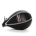 Pro Impact Genuine Leather Speedbag Black – Heavy Duty Leather Hanging Swivel Punch Ball for Boxing MMA Muay Thai Fitness or Fighting Sport Training (Small - 6