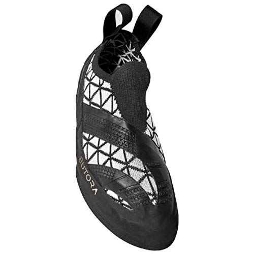 Butora Sensa Wide Fit Climbing Shoes, Black/White, 9, Sensa-Pro-9