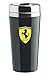 Ferrari Black Stainless Steel Travel Mug w/ Shield Logo
