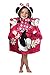 Disney Minnie Mouse Flowers Official 'Pocket Frenz' Cotton Bath/Beach Hooded Towel (A Friend In Every Pocket)