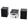 Amazon Basics Mini Hifi-systeem met FM-radio en AUX-ingang – zwart