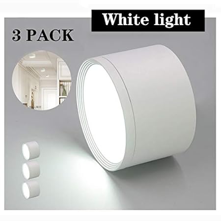 Aione Foco de Techo LED Empotrado Redondo 5W Luz Blanca ...