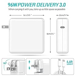 Mac Book Pro Charger - 96W USB C Power Adapter