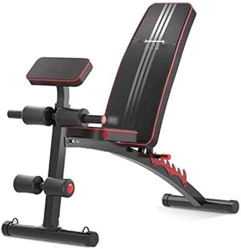 HOSTWEKLJT Weight Bench, Multi-Functional Fitness CFoldable Utility Weight Bench for Full Body Workout Bench Supine Board Home Exercise Bench Home Exercise Fitness Workout Bench