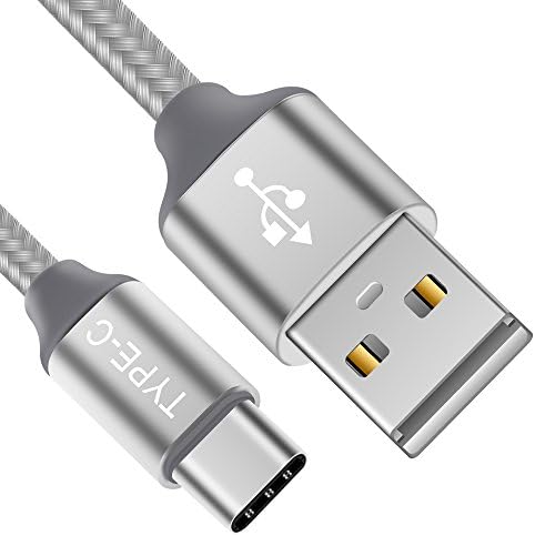 USB Type C Cable 3.3FT,USB C to USB A Charger Nylon Braided Fast Charging Cord for Samsung Galaxy Note 8 S8 plus,Google Pixel 2 XL,LG V30 G5 G6 V20,Moto Z Z2,Nintendo Switch More(3ft 2 Pack)