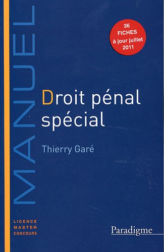 Droit pénal spécial