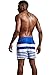 YuKaiChen Men's Stripe Swim Trunks Quick Dry Casual Swim Shorts Blue 32/Tag Asia L