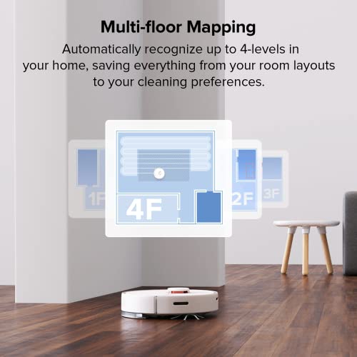 roborock S6 Pure Robot Vacuum and Mop, MultiFloor Mapping, Lidar