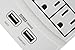 Monster Power - Home Office 650 USB, 6 outlets and 2 USB connectors, Wall Mount