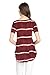 Frumos Womens Short Sleeve Comfy Loose Tie Dye Tunic Top Made In USA