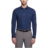 Calvin Klein Men's Dress Shirts Slim Fit Non Iron Solid, Blue Ocean, 15.5  Neck 32"-33" Sleeve (Medium) price in Saudi Arabia | Amazon Saudi Arabia |  kanbkam