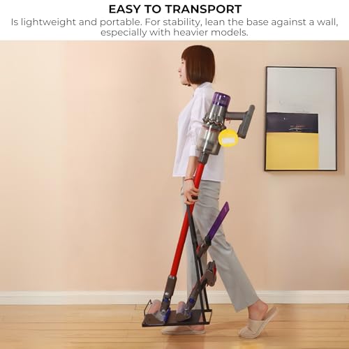 MAGIC SELECT Vacuum Cleaner Holder Compatible with Dyson V15 V6 V7 V8 V10 V11 Metal Floor Shelf Without Drilling Wall Vacuum Cleaner Storage Organizer Holder