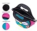 Itzi Bitzi Neoprene Insulated Children's Lunch Bag Kids Tote Toddler Backpack with Adjustable Shoulder Strap & Ice Pack Brick - Pink Owl