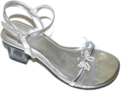 silver butterfly shoes