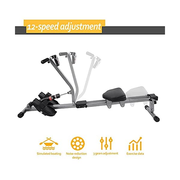 Greensen-Rowing-Machines-for-Home-Use-Air-Resistance-Aerobic-Rowing-Machine-Fitness-Workout-Advanced-Driving-Belt-System-with-12-Gear-Adjustable-Resistance-and-Digital-Indicator Rowing Machines for Home Use Foldable Air Resistance Aerobic Rowing Machine Fitness Workout Advanced Driving Belt with…