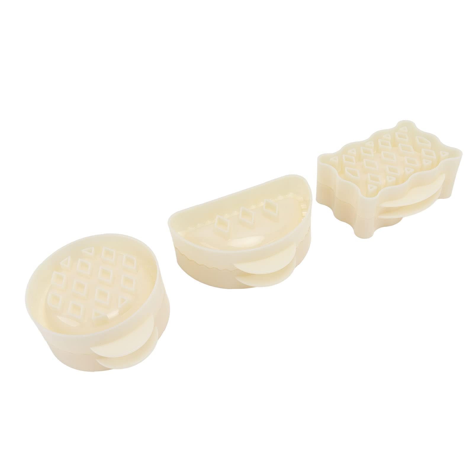 6PCS Dough Presser Pocket Pie Molds, Party Potluck Hand Pie Molds, Hand Pie Molds ABS Mini Hand Pie Maker for Apples Pie Kitchen Christmas