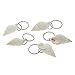 KeyZone 65 Pieces Hair Charms Hair Braid Rings Silver Butterfly Birds Leaves Shell Pendant Charms Rings Set Hair Clip Headband Accessories