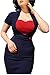 Fantaist Women's 1950s Sweetheart Button Cocktail Party Pinup Vintage Dress