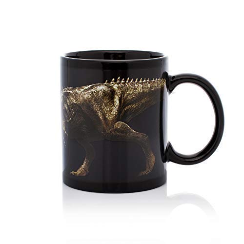 InGwest Home. Funny Dino Mug. Heat Sensitive Color Changing Coffee Mug. Add Hot Liquid And You\'ll See Dinosaurs
