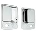 E-Autogrilles Triple Chrome Plated ABS 2 Door Handle Cover with Passenger Keyhole for 99-16 Ford F-250/350/450 (64-0310)