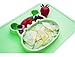 baby silicone placemat and plate tray for infants toddlers and kids - these portable hippo happy mats one piece bowl suctions and fits to most tables highchair non slip baby feeding FDA Approved .