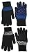 N'Ice Caps Kids Magic Stretch Warm Plush Lined Knit Touchscreen Gloves - 2 Pair Pack